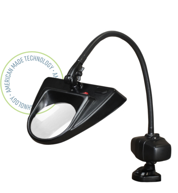 Dazor  LED Hi-Lighting Clamp Base Lighted Magnifier (42 in.) - LMG500