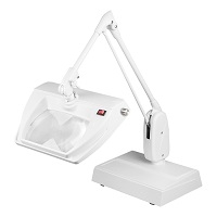 Magnifying Lamp Table Mount LED 14 Watt White LIGHT, MAGNIFYING LED RLLQ48R  3.5 DIOPTER